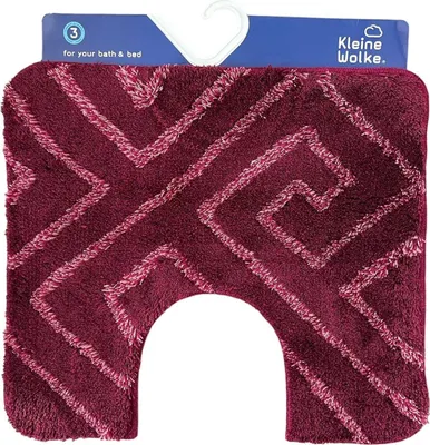 Produktbild von Kleine Wolke Badezimmer Teppich, WC-Vorleger Jenna, 55x50cm, Purple - Nr.: 9102461130