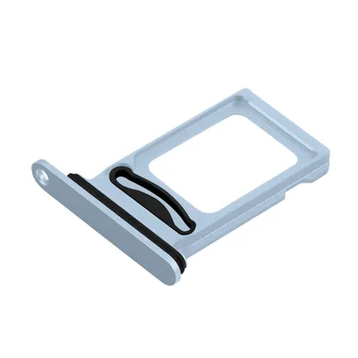 Produktbild von Clappio, SIM-Kartenhalter für iPhone 14 / 14 Plus Nano-SIM Steckplatz, Hellblau