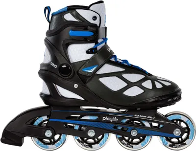 Produktbild von Playlife Inline Skates Uno Black 80, Schwarz, Unisex für Herren und Damen, 80mm/82A Rollen, ABEC 7 Kugellager, art. nr.: 880259