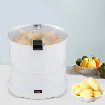 Immagine prodotto di Pelapatate elettrico - Pelapatate - Potenza 85 W - Automatico - Lama in acciaio - Bianco