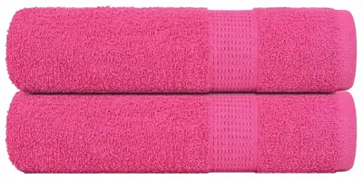 Produktbild von Baumwoll Badetücher Rosa 70x140 cm (2 Stück)