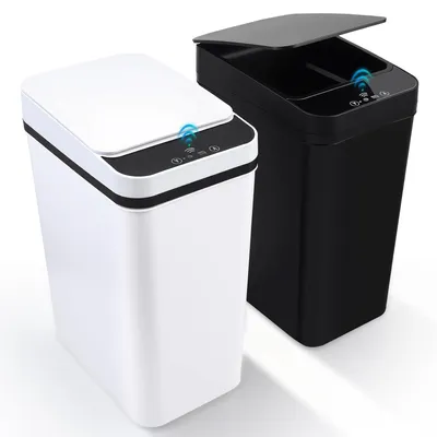 Produktbild von Automatischer Mülleimer 10 l, Bewegungssensor, 4 Öffnungsmodi, leise, für Küche