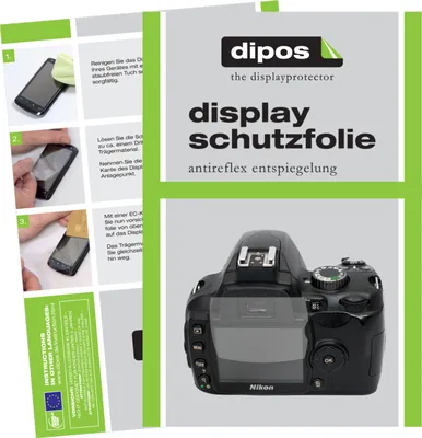 Produktbild von 6x Schutzfolie für Nikon D60 matt Displayschutzfolie Folie Display Schutz dipos
