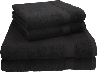 Produktbild von Betz 4-tlg. Handtuch-Set PREMIUM - 2 Liegetücher 2 Handtücher 100% Baumwolle  Farbe: graphit