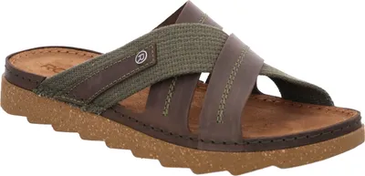 Produktbild von Rohde Herren Pantolette Leder Riemen gekreuzt Foggia-H 5971, Größe:44 EU, Farbe:Braun