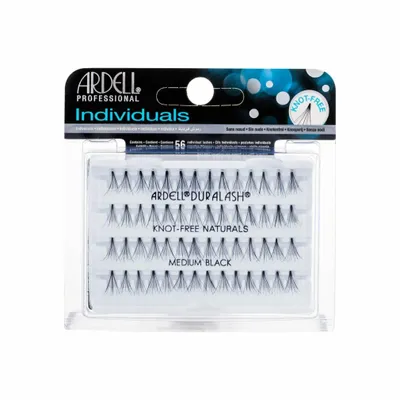 Image de Ardell, Knot-Free, Cils artificiels, Moyen, Noir, touffes, 56 pcs.