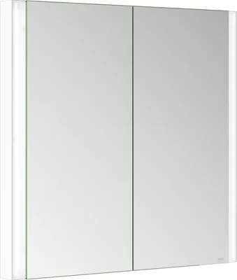 Image de KEUCO SOMARIS Armoire de toilette encastrable 2 portes, avec miroir chauffant, 800mm, 14512512101