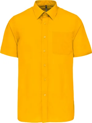 Produktbild von Kariban Popeline Kurzarmhemd Baumwollpolyester pflegeleicht für Herren