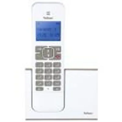 Produktbild von Schnurloses Telefon mit 1 Hörer Weiß / Taupe