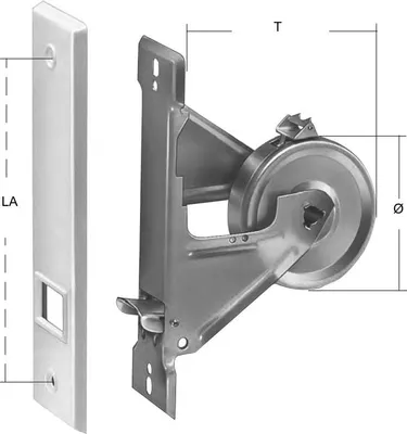 Produktbild von Gurtwickler 165 mm für 5m Gurt