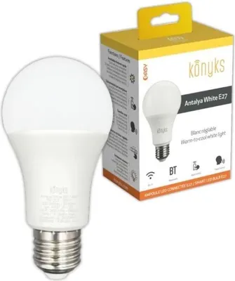 Image de KONYKS Antalya WHITE E27 9 Watt ampoule LED intelligente - Nouveau /