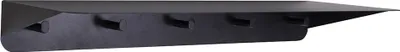 Produktbild von Smuk Wandgarderobe Ryder Schwarz 80 x 30 x 10 cm