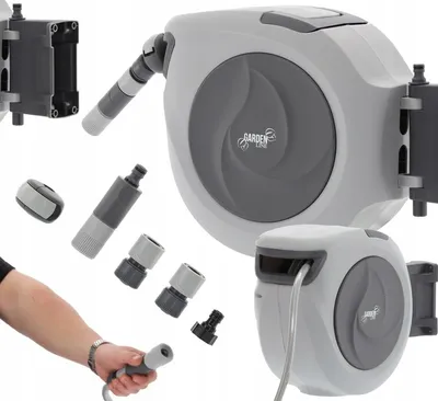 Immagine prodotto di Avvolgitore Con Tubo Da Giardino Tubo Da Giardino A Parete 30 M Automatico