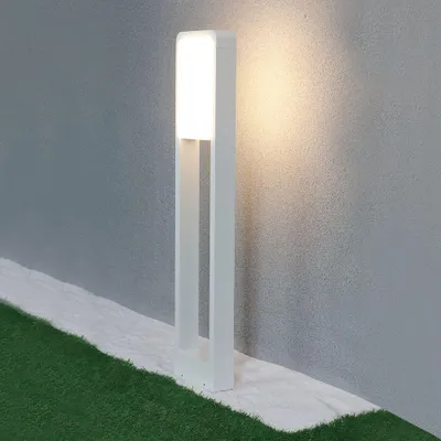 Image de V-TAC Lampe de borne d'extérieur - Samsung - IP65 Waterproof - Blanc - 10W - 900 Lumens - 6400K