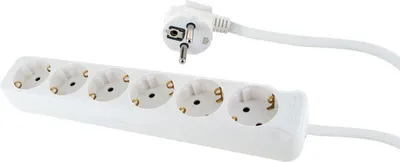 Produktbild von Schwaiger STSL0614, 1,4 m, Drinnen, Typ F, Typ F, IP44, Weiß