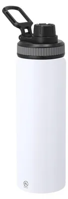Produktbild von Wasserflasche/getrankeflasche Sportwasserflasche Fitmaster - weiss - 800 ml - Aluminium - Schraubver