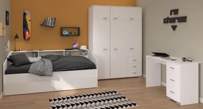 Produktbild von Jugendzimmer-Set >Sleep 42< in Weiss