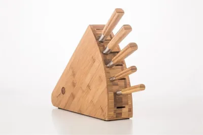 Zdjęcie produktu dla Suncraft Mu Bamboo zestaw noży z blokiem MUSETOMC