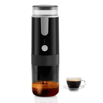 Produktbild von Tragbare kabellose Kaffeemaschine Automatische elektrische Kapsel-Kaffeemaschine für gemahlenen Kaffee Geeignet für Kaffeepulver und Kaffeekapseln