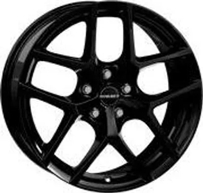 Produktbild von 17 Zoll Alufelge BORBET Y 17"x7,0" 5x100 PCD ET45 57,1mm Felge Schwarz