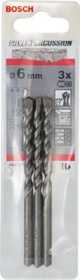 Zdjęcie produktu dla Wiertło do betonu CYL-3, 6 x 60 x 100 mm, d 5,5 mm, opakowanie 3 szt