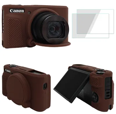 Productafbeelding van Silicone Camera Case met Schermprotectors voor Canon SX730/SX740