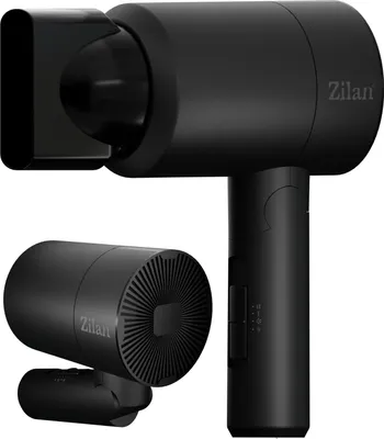 Produktbild von Zilan Reisefön Klappbar Klein mit Diffusor Haartrockner Haarföhn Trockenhaube Warmluftgebläse Stylingfön Gebläsetrockner Lufttrockner