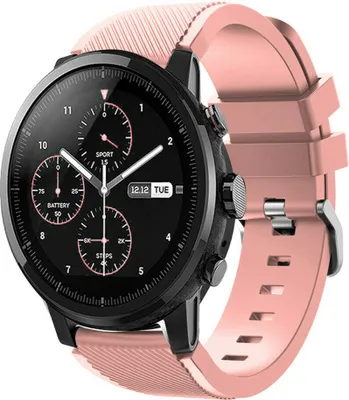 Produktbild von Strap-it Xiaomi Amazfit Stratos Armband Silikon (Rosa)