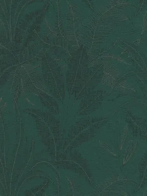 Immagine prodotto di Tappeto con motivo giungla, leggermente strutturato – verde, verde scuro, nero