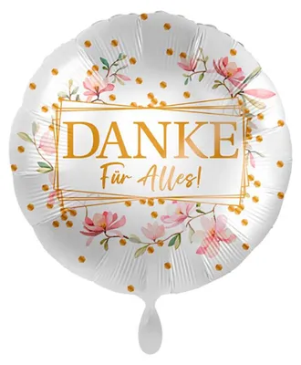 Produktbild von 18"/Ø43cm Folienballon  "Danke Für Alles"
