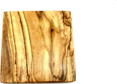 Produktbild von Untersetzer ECKIG ca. 9 x 9 cm aus Olivenholz bruchfest und langlebig