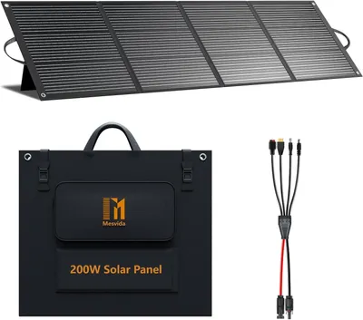 Image de Panneau solaire pliable - 200 W - 24 Volts - Étanche IP68 - Pour camping-car et bateau