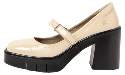Produktbild von Art Mary Jane Damen 1977 PATENT FLASH CREAM/BERNA Farbe Beige