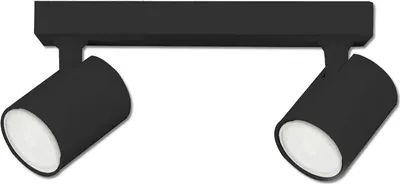 Produktbild von ISOLED Wand-/Deckenleuchte GU10 Dual, IP20, schwarz