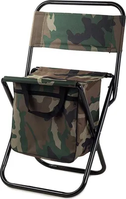Productafbeelding van Verk 01234 Opvouwbare kampeerstoel met tas, 2-in-1, camouflage