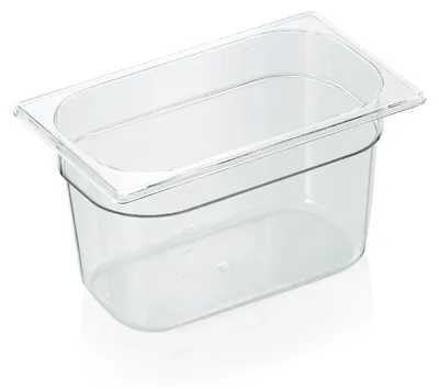 Produktbild von 10x GN Behälter 1/4, 150 mm, 3,8 L, mit Skalierung, Polycarbonat, GN 94
