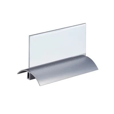 Produktbild von DURABLE Tischnamensschild 61x150 mm 2 St., 820119 transparent