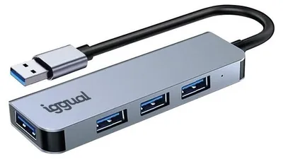 Imagen del producto de iggual Hub USB-A 3.0 x 4 puertos USB-A 3.0