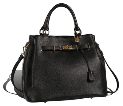 Produktbild von Toscanto Damen Handtasche Leder Tasche schwarz D2OTT853HS1