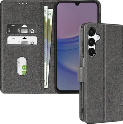 Obrázek produktu pro Avizar, koženkové pouzdro s funkcí stojánku Samsung Galaxy A16, šedé