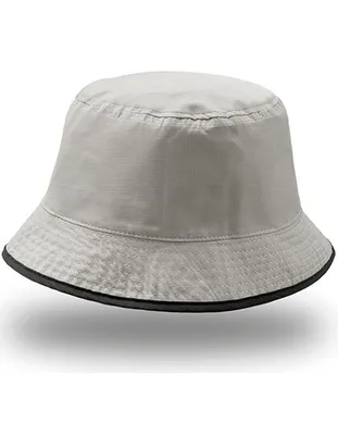 Immagine prodotto di Atlantis BUPO | Cappello con tasca a secchiello / Cappello estivo - Colore: Nero/Grigio - Taglia: Unica