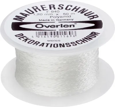 Obrázok produktu pre Overmann šnúra polyamid 1,2 mm 50 m biela