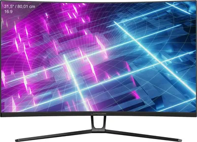 Produktbild von LC-Power LC-M32-QHD-165-C, 80 cm (31.5"), 2560 x 1440 Pixel, Quad HD, LCD, 4 ms, Schwarz
