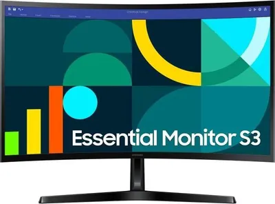 Produktbild von PC-Bildschirm - SAMSUNG - S24D366GAU - 24 FHD 1800R - VA-Panel - 100Hz - 4ms - 1 HDMI - neigbar - schwarz