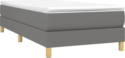 Immagine prodotto di Struttura Letto a Rete a Molle Grigio Scuro 90x190 cm Tessuto