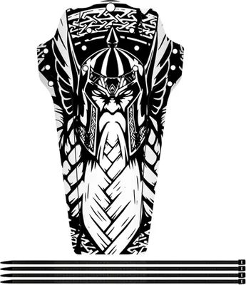 Produktbild von Wikinger MTB Fender Mud Guard Fahrrad Schutzblech Bike Matsch Spritzschutz Mountainbike