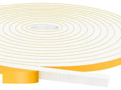Produktbild von Fenster Dichtungsband 10x6mm Weiß 5m Tür- und Fensterdichtung