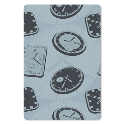 Produktbild von MuchoWow® Mauspad Mousepad Uhr - Muster - Vintage 18x27 cm - Mousepads - Maus Mat - Pad - Mausunterlage