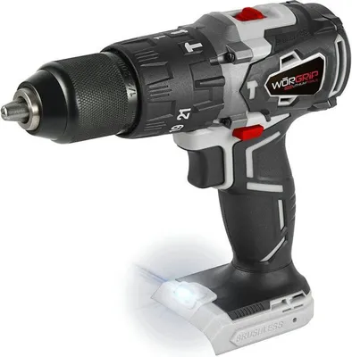 Productafbeelding van Worgrip Borstelloze boorhamer, 20V, zonder accu, zilver. Kleur: zilver, maat: one size