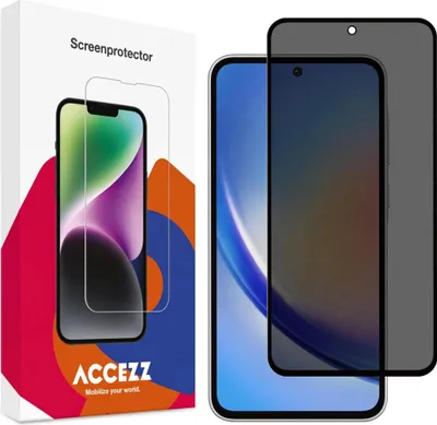 Produktbild von Accezz Privacy Displayschutz aus gehärtetem Glas für das Samsung Galaxy A35 / A55 - Transparent